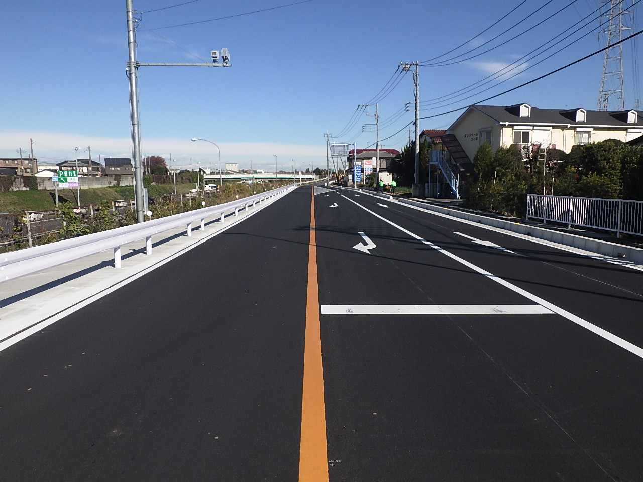 交差点整備工事(蓮田・椿山橋)