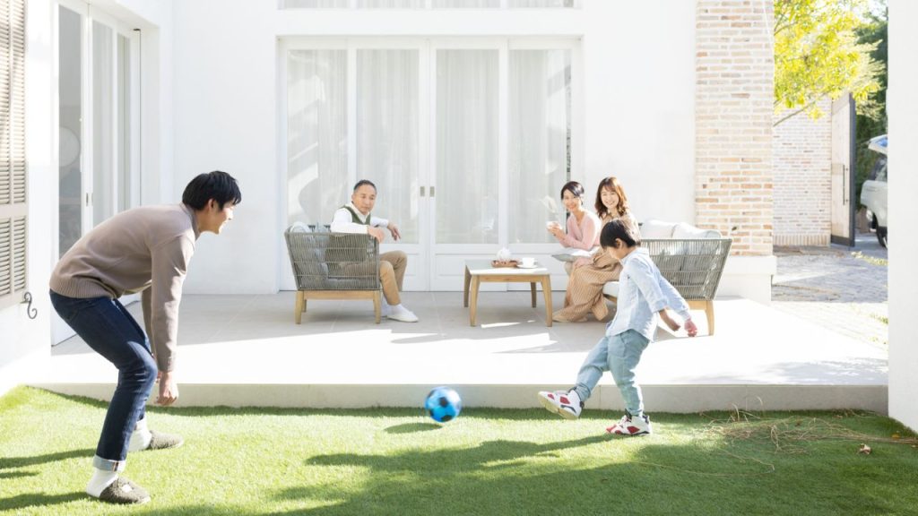 パターン②|中庭を囲むコの字型・くの字型プラン