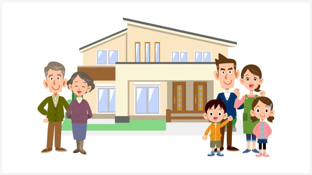 完全分離型二世帯住宅の基本構造