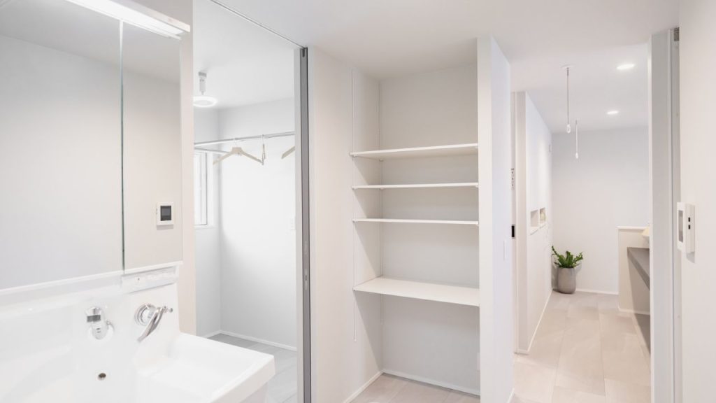 収納を世帯ごとにしっかり分ける